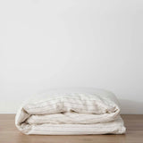 Linen Duvet Cover | Pencil Stripe