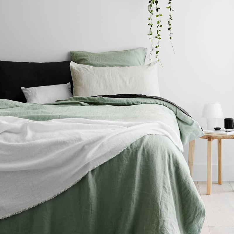 Linen Duvet Cover | Sage