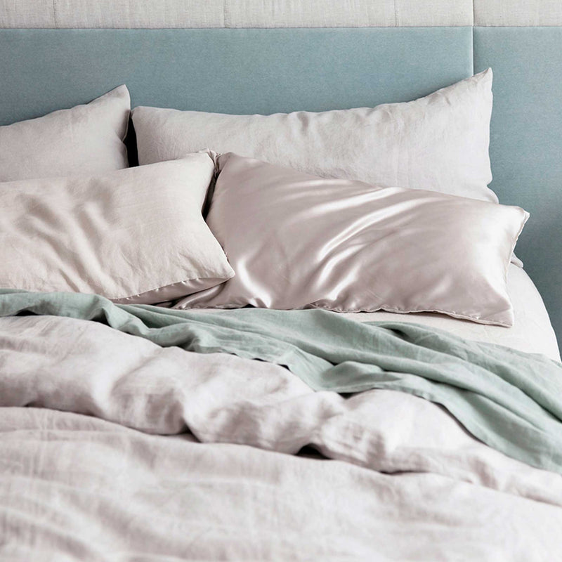 Linen Duvet Cover | Smoke Grey