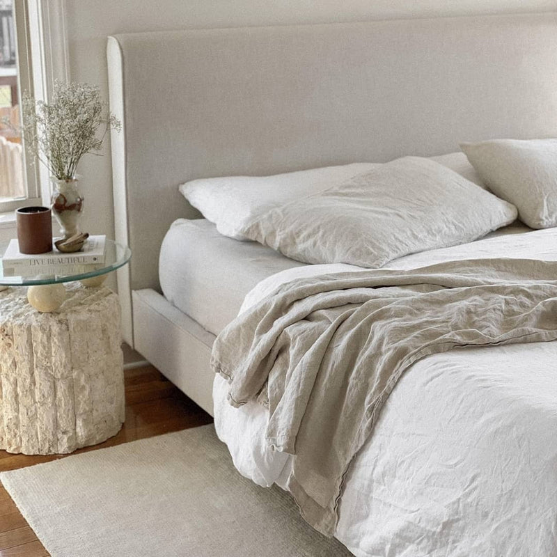 Linen Duvet Cover | White
