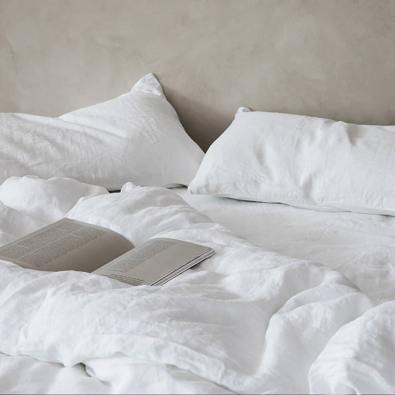 Linen Duvet Cover | White