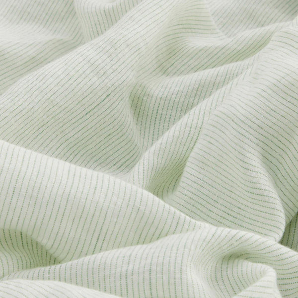 Linen Duvet Set | Fern Stripe