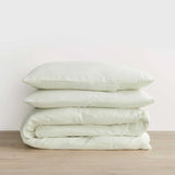 Linen Duvet Set | Fern Stripe