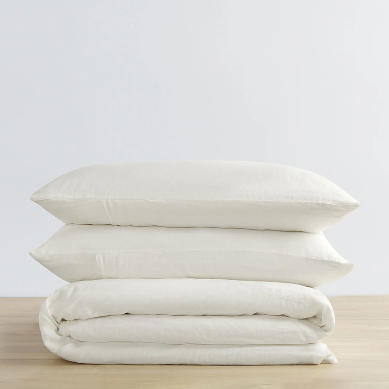 Linen Duvet Set | Ivory