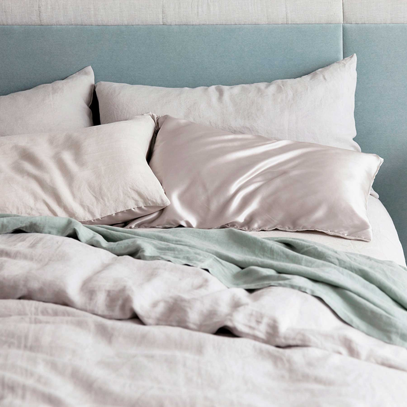 Linen Duvet Set | Smoke Grey - Originals Furniture