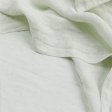 Linen Fitted Sheet Set | Fern Stripe