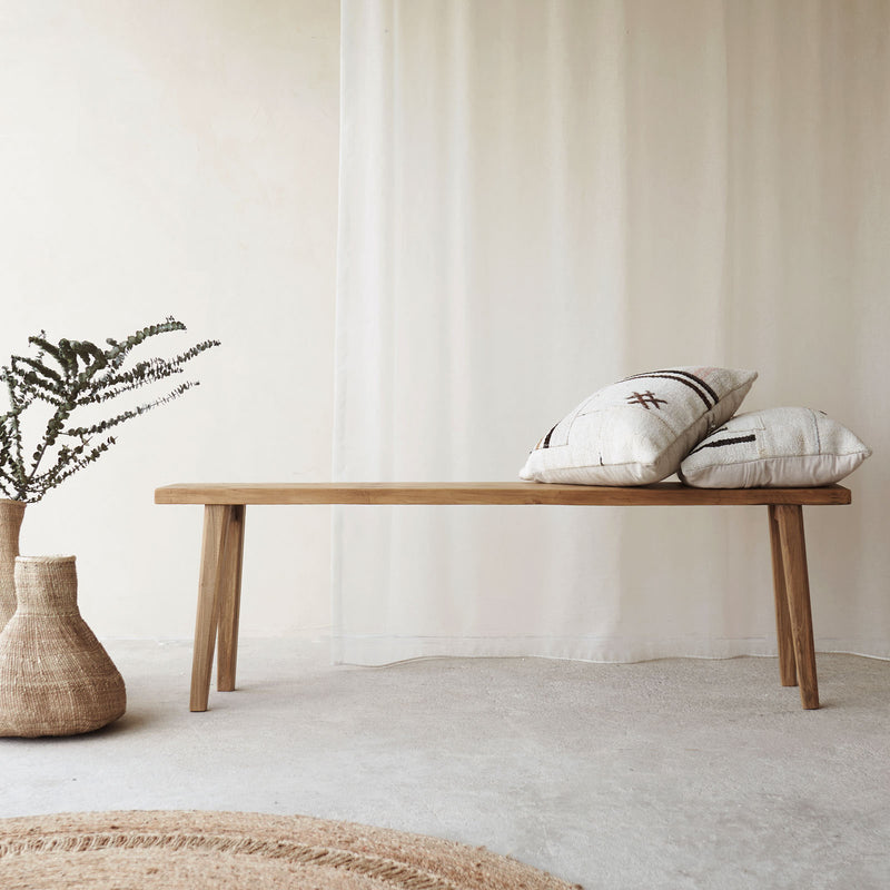 Java Bench And Table Rustic Java Teak Bench | Natural – Originals Furniture