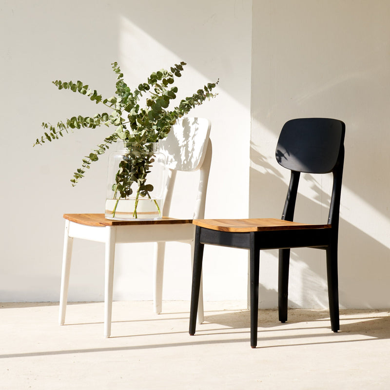 Nomad India Teak Dining Chair in Black from Originals Furniture Singapore