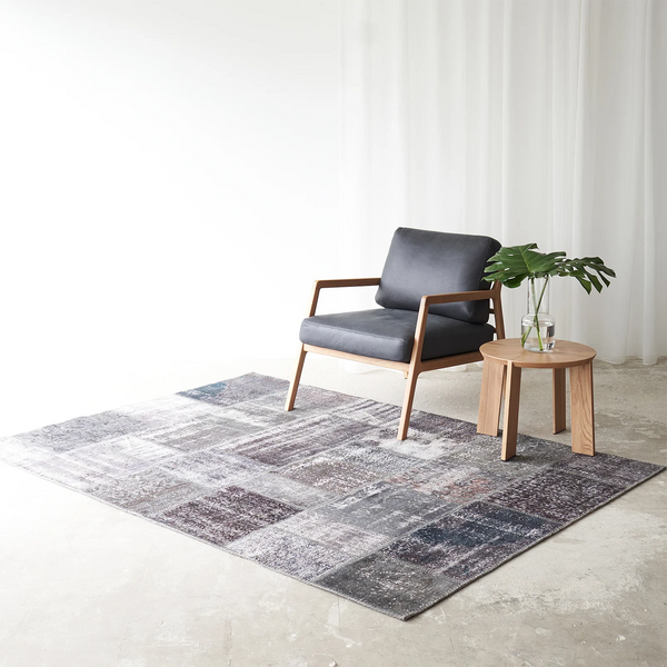 Patchwork Rug | Koala Grey W169 x L244 cm