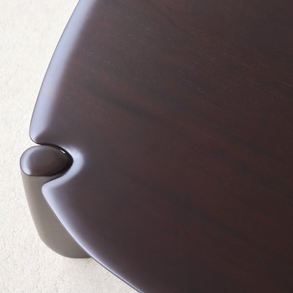 PI Pebble Coffee Table | Mahogany - Dark Brown (134cm)