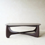 PI Pebble Coffee Table | Mahogany - Dark Brown (134cm)
