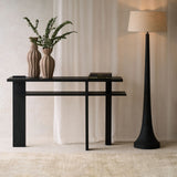 Abstract Console | Teak - Black (133cm) - Originals Furniture