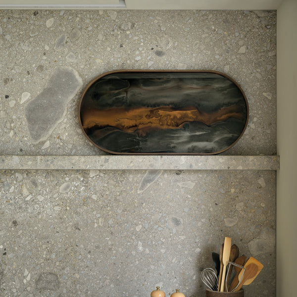 Organic Mirror Tray | Bronze (71cm)