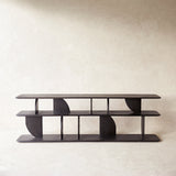 Geometric Console | Teak Dark Stain - Originals Furniture