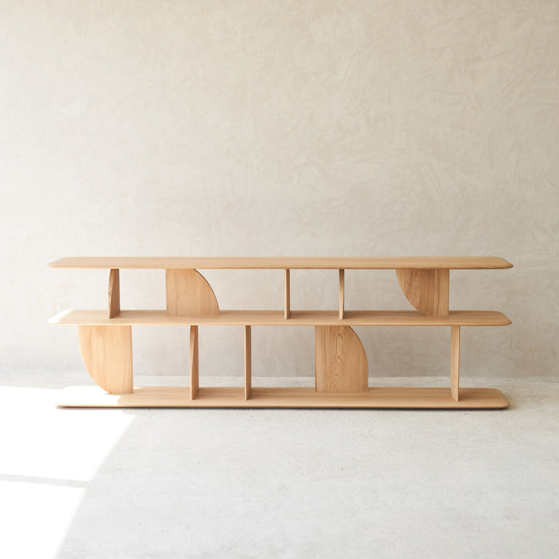 Geometric Console | Oak