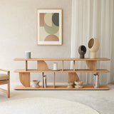 Geometric Console | Oak