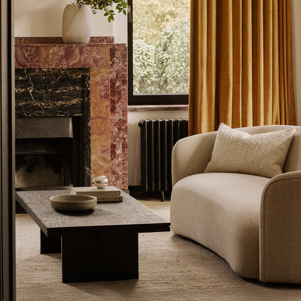 Grooves Coffee Table | Teak (135cm)