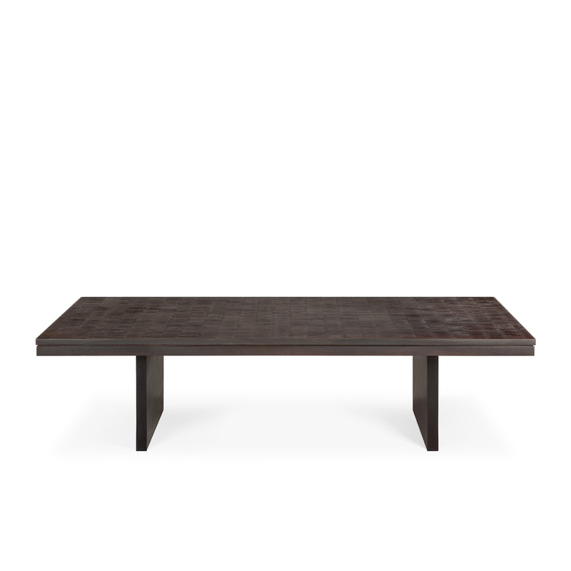 Grooves Coffee Table | Teak (135cm)