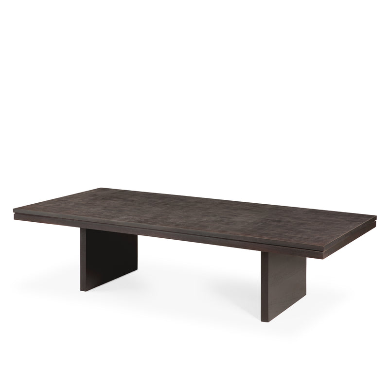 Grooves Coffee Table | Teak (135cm)