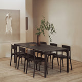 PI Dining Table | Teak Dark Brown