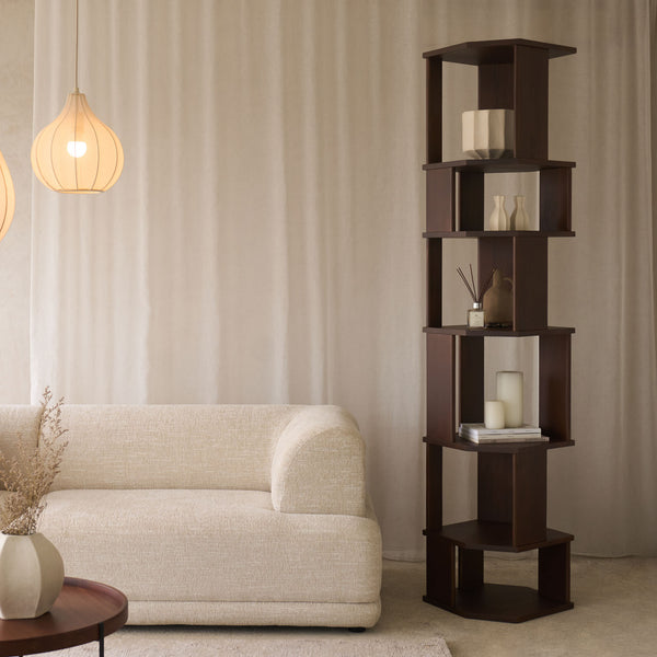 Stairs Column | Teak Brown