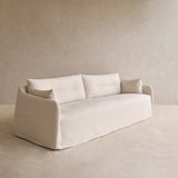 Weave Fabric Sofa | 3 Seater - Bone