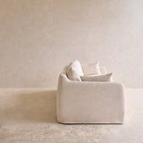 Weave Fabric Sofa | 3 Seater - Bone