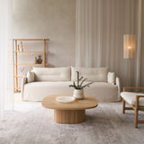 Weave Fabric Sofa | 3 Seater - Bone