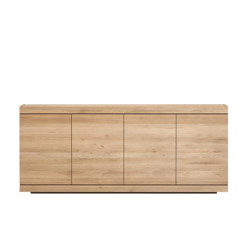 Ethnicraft Burger Oak Sideboard (200cm), 4 doors, adjustable shelves - $3830