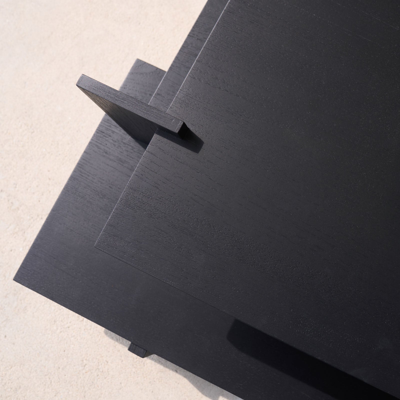 Abstract Coffee Table | Teak - Black – Originals Furniture