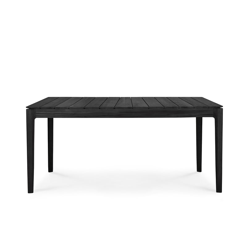 Bok Outdoor Dining Table | Black Teak