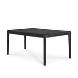 Bok Outdoor Dining Table | Black Teak