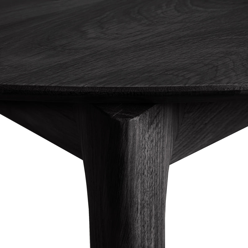 Bok Extendable Round Dining Table | Black Oak