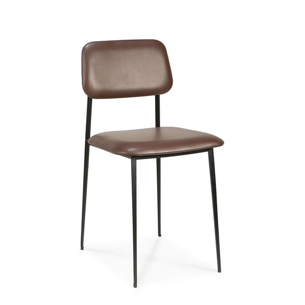 DC Leather Dining Chair - Chocolate