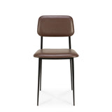 DC Leather Dining Chair - Chocolate