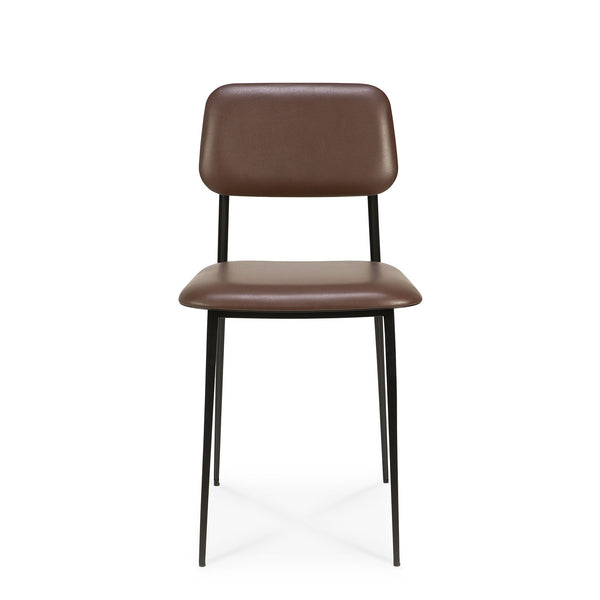 DC Leather Dining Chair - Chocolate