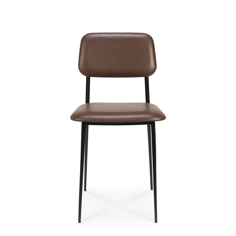 DC Leather Dining Chair - Chocolate