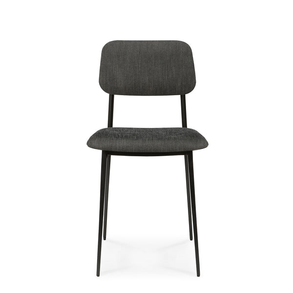 DC Fabric Dining Chair - Dark Grey
