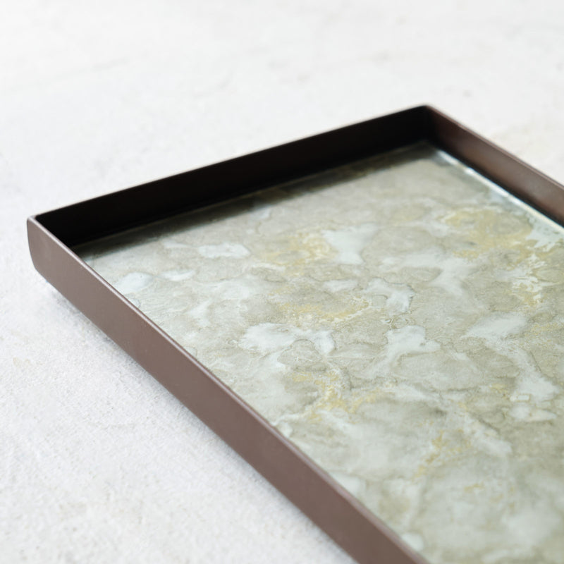 Glass Valet Tray | Organic - Fossil