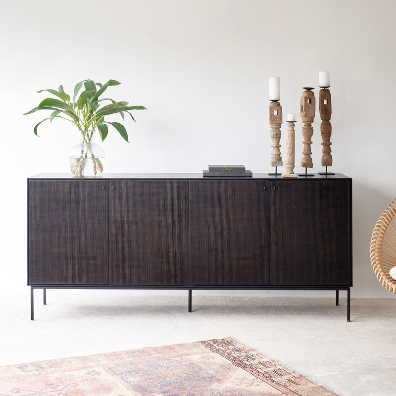 Grooves Teak Sideboard from Ethnicraft