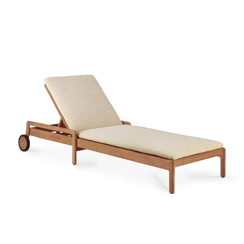 Outdoor Jack Adjustable Lounger | Teak - Natural