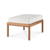 Jack Outdoor Foot Stool | Teak - Off White (71cm)