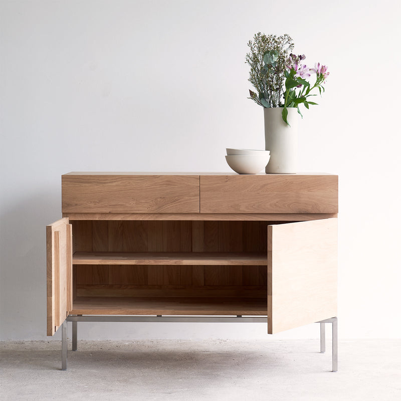 Ethnicraft Oak Sideboard Ligna 2 Doors / 2 Drawers Originals Furniture