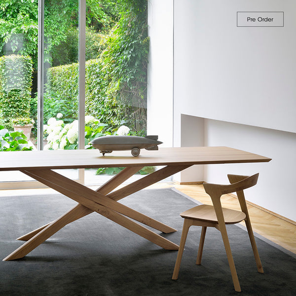 Mikado Rectangular Dining Table | Oak