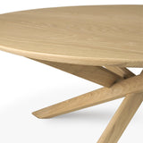 Mikado Round Coffee Table | Oak (100cm)