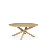 Mikado Round Coffee Table | Oak (100cm)