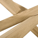 Mikado Round Coffee Table | Oak (100cm)