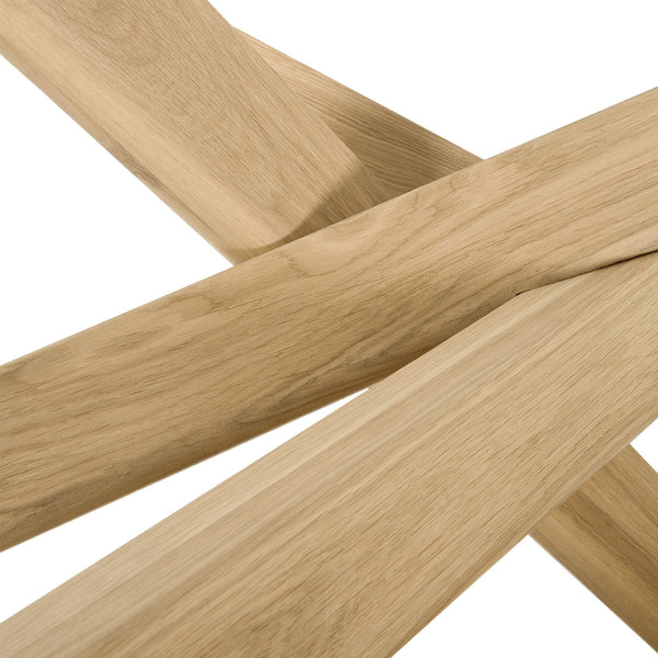 Mikado Round Coffee Table | Oak (100cm)
