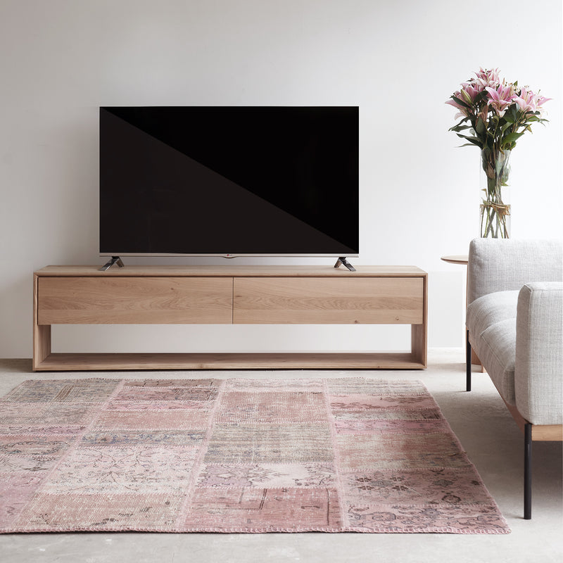 Nordic Oak TV Console from Ethnicraft. 180cm. Available at $2770.