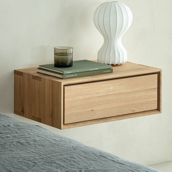 Nordic Hanging Bedside Table | Oak